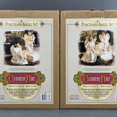 Lot 354 | Grandeur Noel Two Porcelain Angel Sets