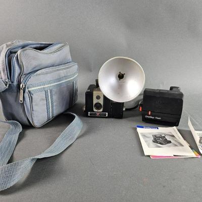 Lot 220 | Vintage Cameras and Bag