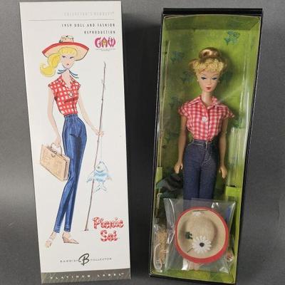 Lot 126 | New Mattel 1959 Picnic Set Barbie Doll