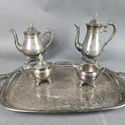 Lot 505 | Silver Plated Tea Set