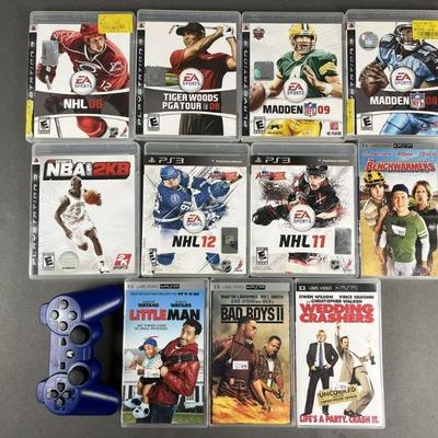 Lot 336 | PS3 Sports Games, Movies and Controller