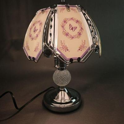 Lot 72 | Lavender Butterfly Touch Lamp