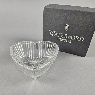 Lot 16 | Signed Waterford Crystal Heart Shaped Bowl