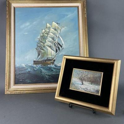 Lot 23 | Large and Small Oil Paintings