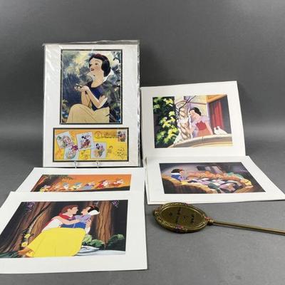 Lot 456 | Snow White Prints and Garden Ornament