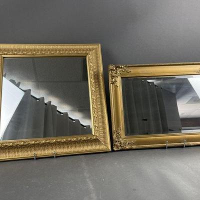 Lot 600 | Two Mirrors in Gold Color Frames