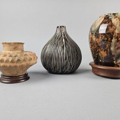 Lot 35 | Vintage Hand Thrown Vase & Pottery Lot