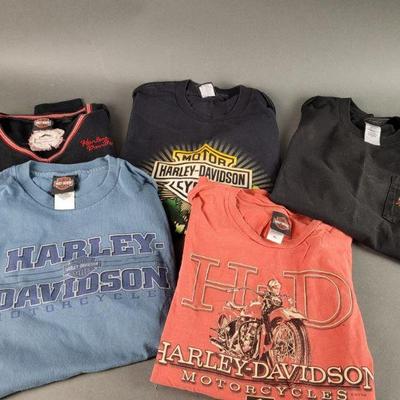 Lot 433 | Lot of 5 Vintage Harley Davidson Shirts