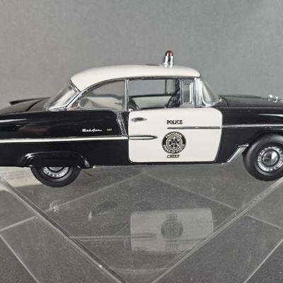 Lot 635 | Franklin Mint 1955 Chevy BelAir Police Chief Car