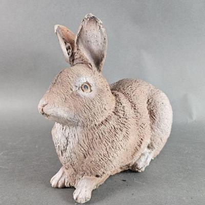 Lot 203 | Heavy Concrete Rabbit Lawn Sculpture