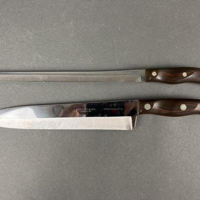 Lot 573 | Cutco Vintage Knives 1024 &1025 Swirl Handle