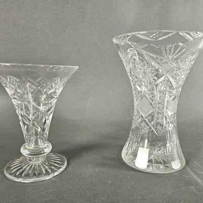 Lot 180 | Cut Crystal Vases