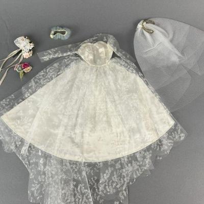 Lot 373 | Vintage Barbie Here Comes the Bride Dress Set