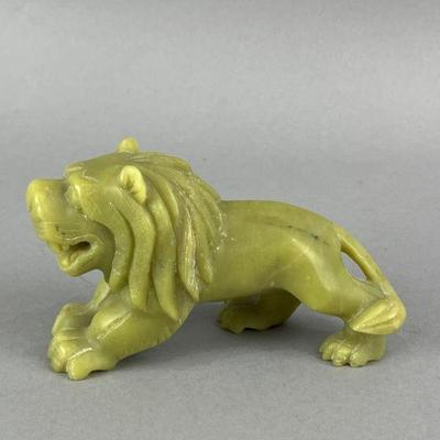 Lot 522 | Jadeite Lion Statue