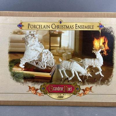 Lot 349 | Grandeur Noel 2000 Porcelain Christmas Ensemble
