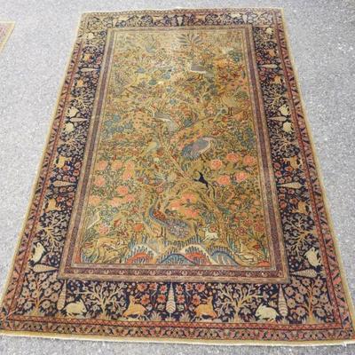 1087	PERSIAN WOOL RUG, APPROXIMATELY 4 FT 4 IN X 6 FT 6 IN
