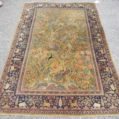 1088	PERSIAN WOOL RUG, APPROXIMATELY 4 FT 4 IN X 6 FT 6 IN
