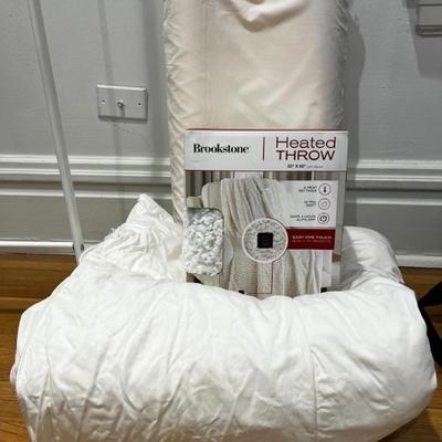 Brookstone Heated Throw, Pillow & Comforter