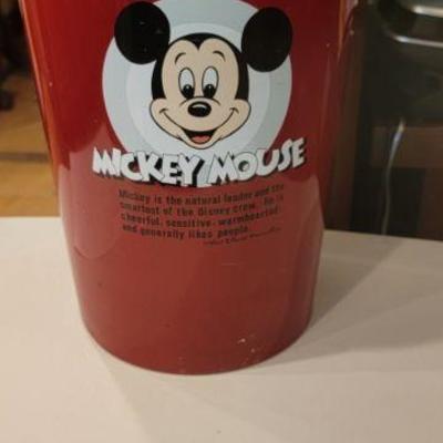 Mickey Mouse Trash can $8