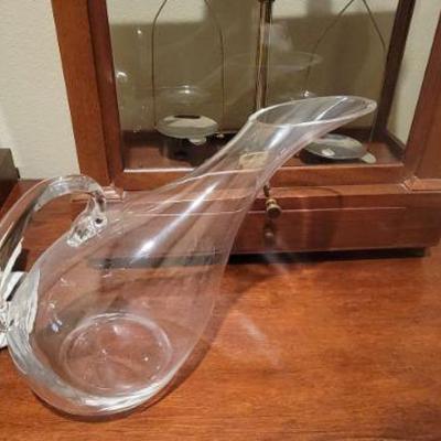 Lenox glass wine decanter/pitcher $15