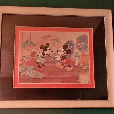 Mickey & Minnie Lithograph SOLD
