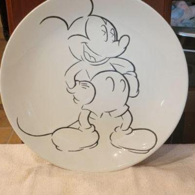 Large Mickey Plate $5