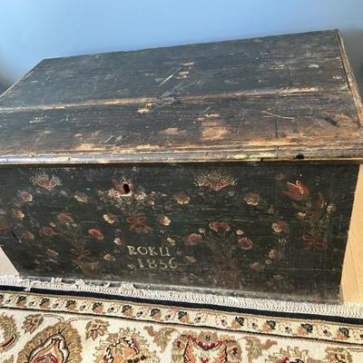 1800’s Painted Chest 