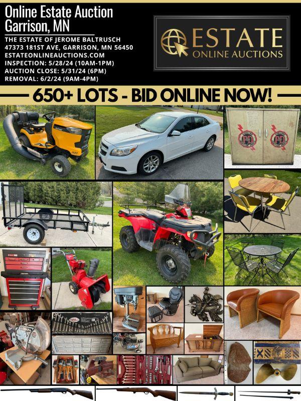 Online Estate Auction Garrison, MN