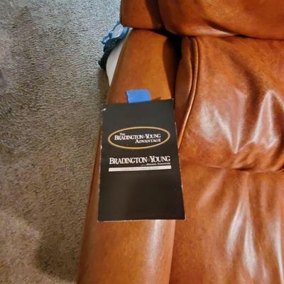 BRADINGTON & YOUNG LEATHER RECLINER $900.00
