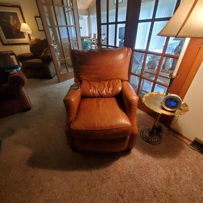 BRADINGTON & YOUNG LEATHER RECLINER $900.00
