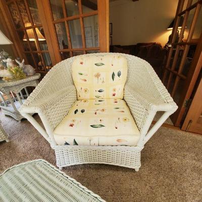 HENRY LINK WICKER SET $1000.00
CHAIRS , OTTOMAN, COUCH, GLASS TOP TABLE, GLASS TOP COFFEE TABLE
