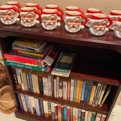 Large Collection of Vintage Santa Mugs