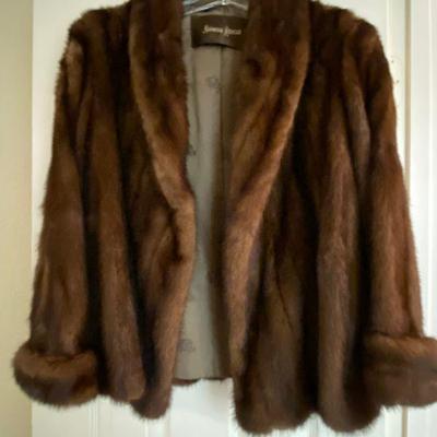 Sable brown mink jacket by Neiman Marcus