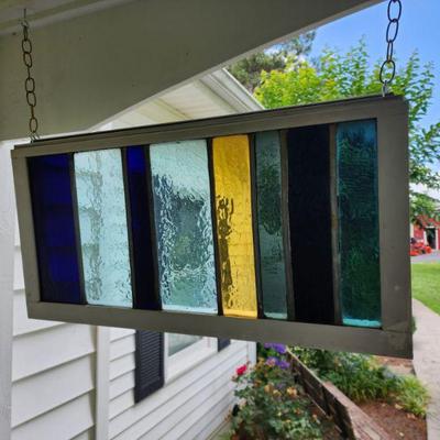 Stained Glass Frank Lloyd Wright Windows (Probably 15+ more of these stained-glass pieces) More pictures next week!