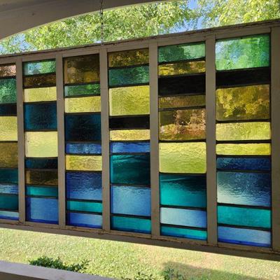 Stained Glass Frank Lloyd Wright Windows (Probably 15+ more of these stained-glass pieces) More pictures next week!