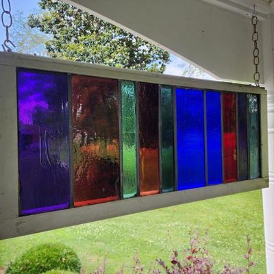 Stained Glass Frank Lloyd Wright Windows (Probably 15+ more of these stained-glass pieces) More pictures next week!