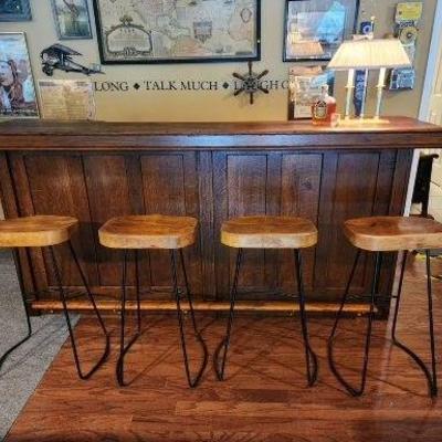 This vintage bar was just stored and is one of the best pieces in this home.  Looks great in the picture but so much better in person.