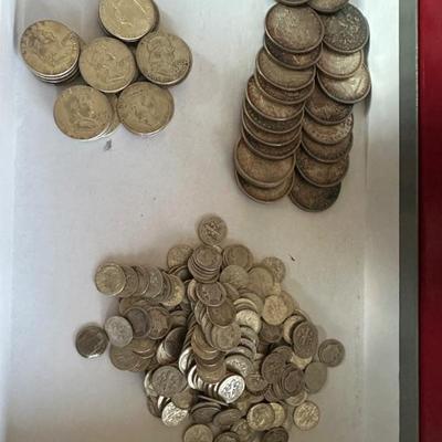 Some of the Silver coins 