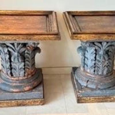 Pair of Architectural Corinthian Column Accent Tables

The bases are architectural elements/Corinthian columns, 19th century

Items in...
