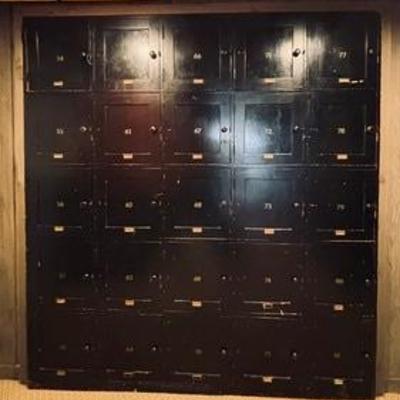  Set of Antique Prohibition Era Storage Lockers from the Woodhill Country Club. 

A unique and rare find! So much history in these...