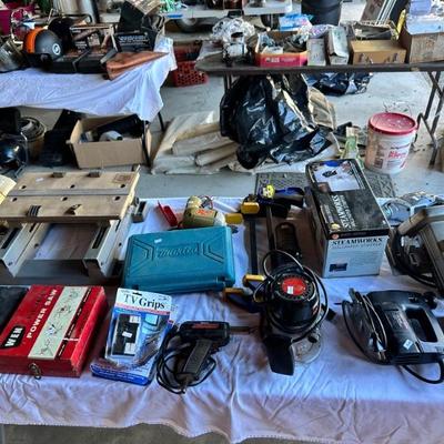 Black & Decker Jig Saw, Steamworks Wall Paper Stripper, WEN Electric Power Saw, Makita Drill & more