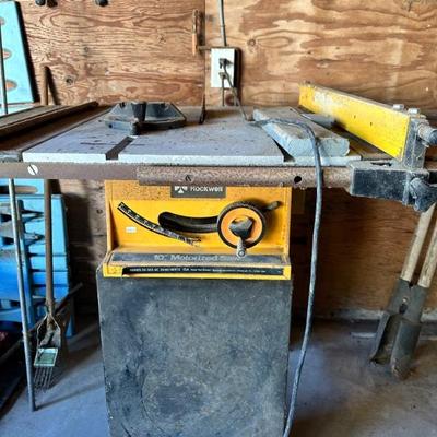 Rockwell 10" Motorized Table Saw