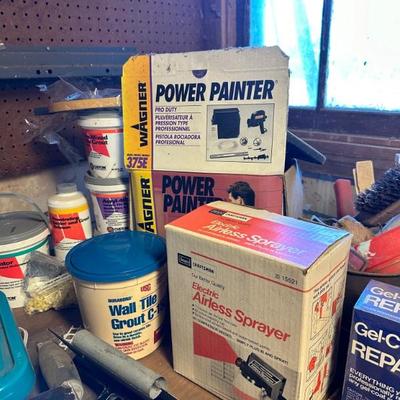 Painting supplies - Electric Airless Sprayer, Power Painter,