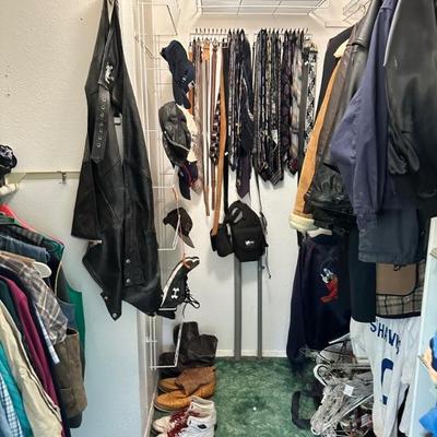 Men's clothes, shoes, ties & hats
