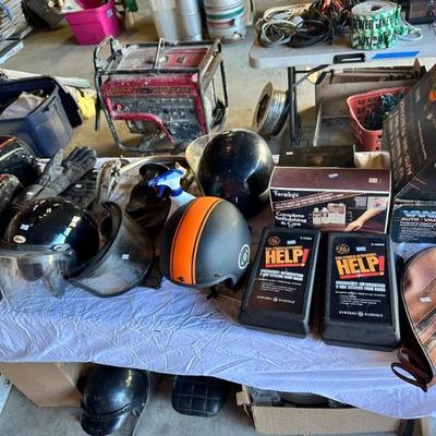 Motorcycle helmets & supplies