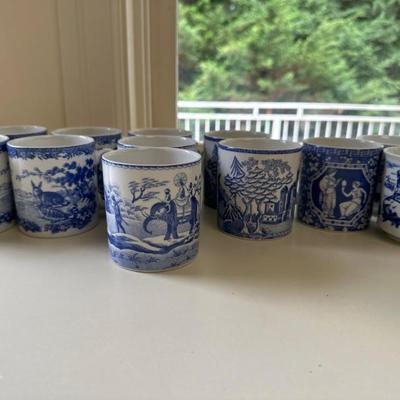 Spode Blue Room Collection - Indian Sporting, Aesops Fables, Gothic Castle, Greek
