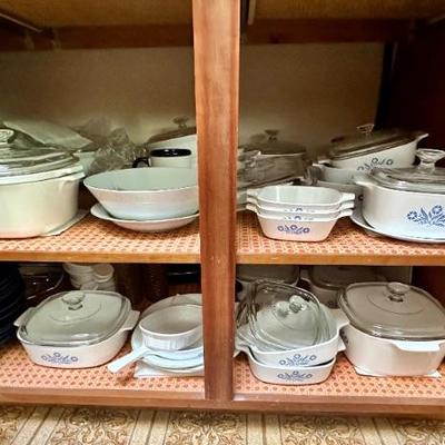 Corningware serving dishes