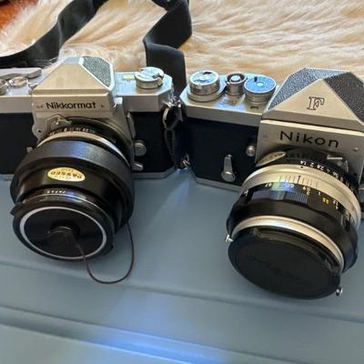 Nikon & Nikkormat cameras