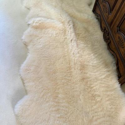 Sheepskin rug