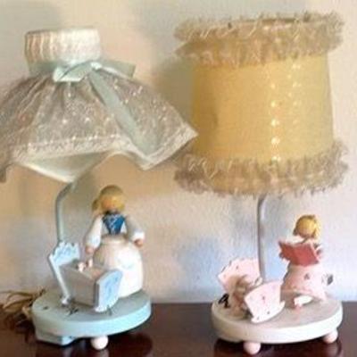 Antique Nursery Lamps

